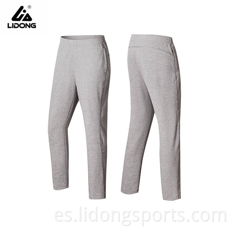 Pantalones de pista casuales al por mayor jogger senderismo pantalones lisos para hombres